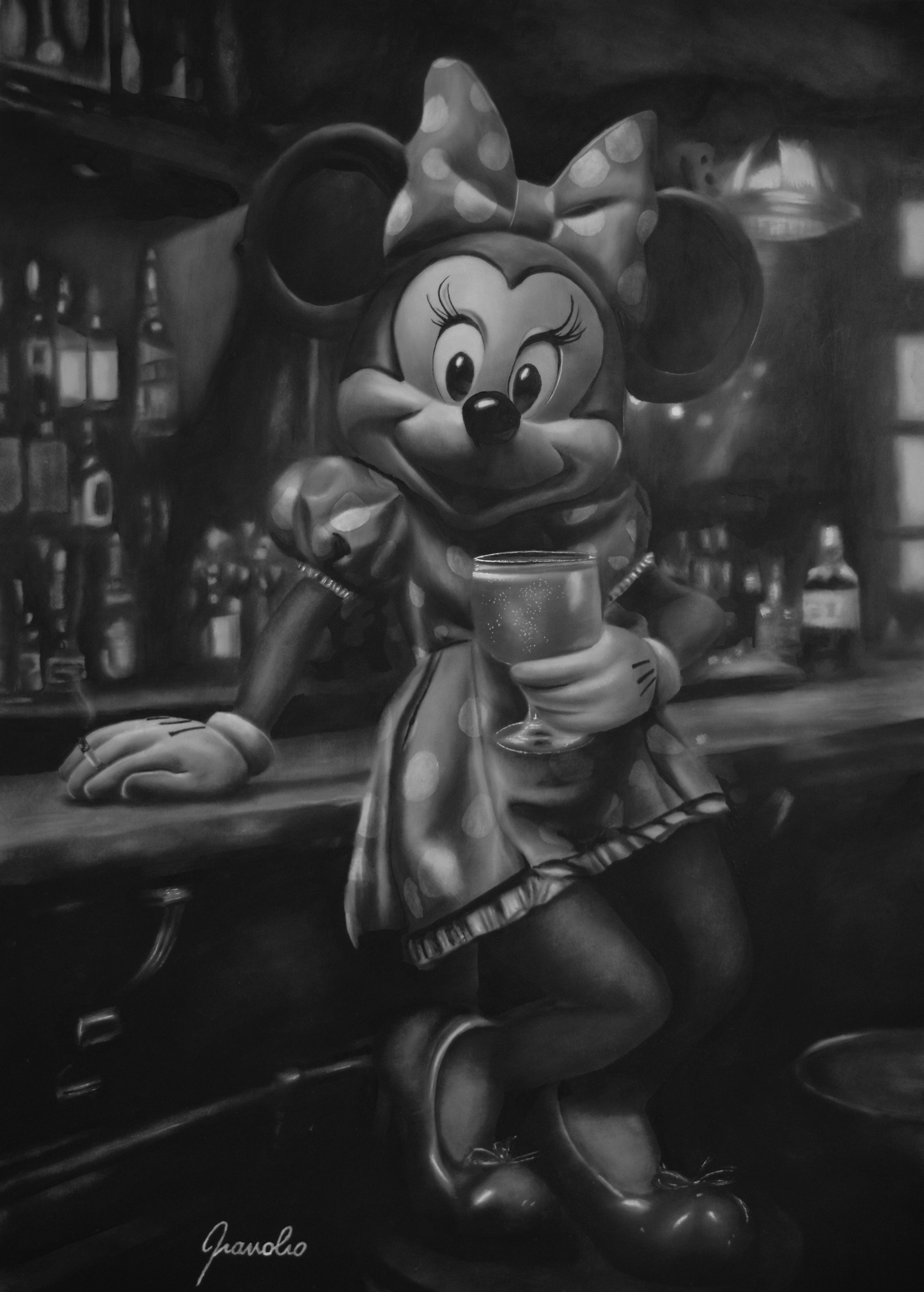 🎨 Limited Edition "Minnie" Multiplo su Tela - ⭐ Palma d'Oro 2024 Montecarlo ⭐